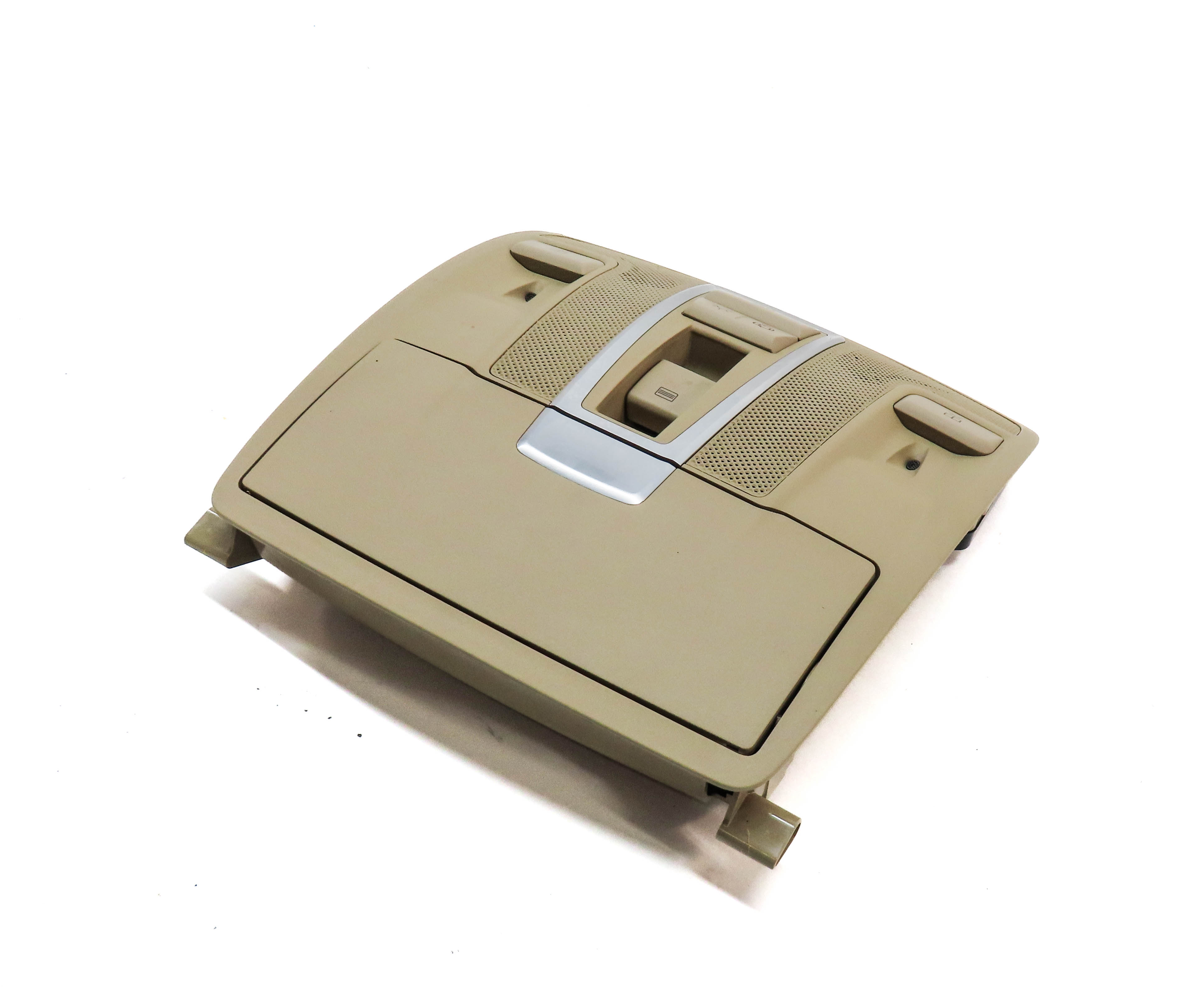 12 MERCEDES ML350 W166 INTERIOR DOME LIGHT LAMP w/SWITCH SUNGLASS HOLDER (Beige) — exact item pictured
